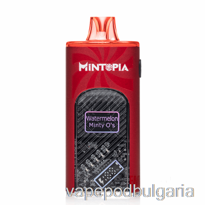 Vape Bulgaria Mintopia Turbo 9000 диня за еднократна употреба Minty O's